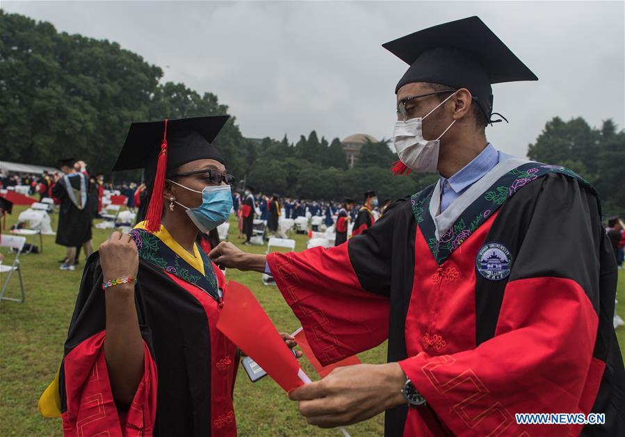 CHINA-HUBEI-WUHAN-WUHAN UNIVERSITY-COMMENCEMENT CEREMONY (CN)