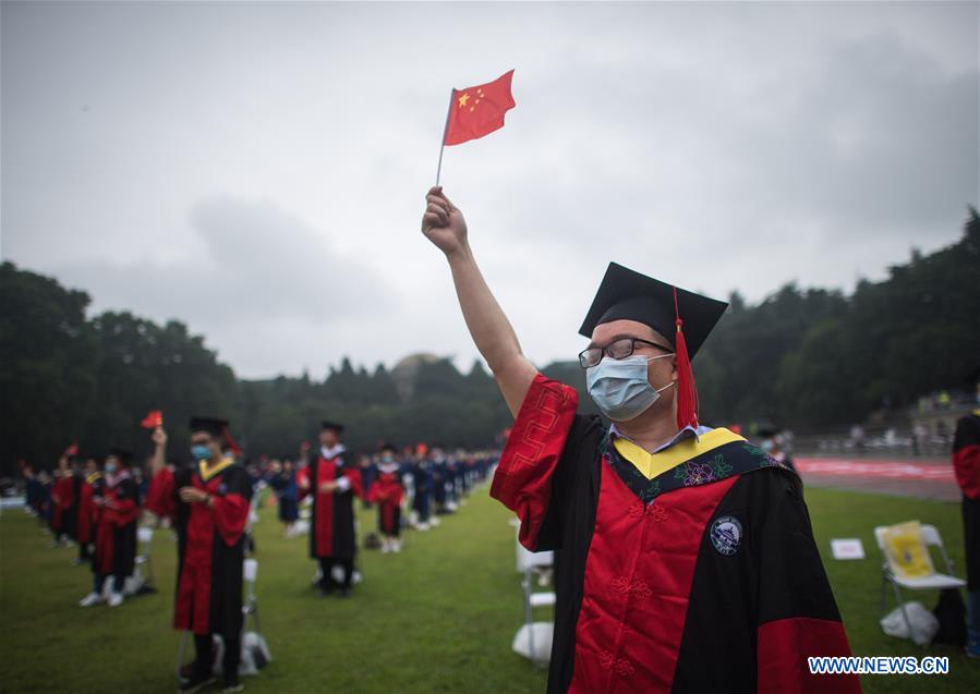 CHINA-HUBEI-WUHAN-WUHAN UNIVERSITY-COMMENCEMENT CEREMONY (CN)