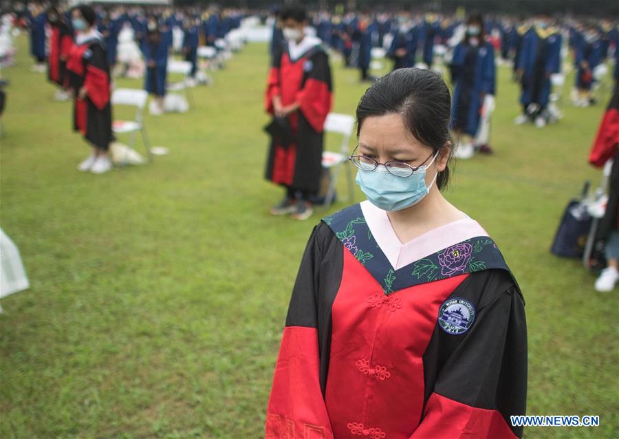 CHINA-HUBEI-WUHAN-WUHAN UNIVERSITY-COMMENCEMENT CEREMONY (CN)