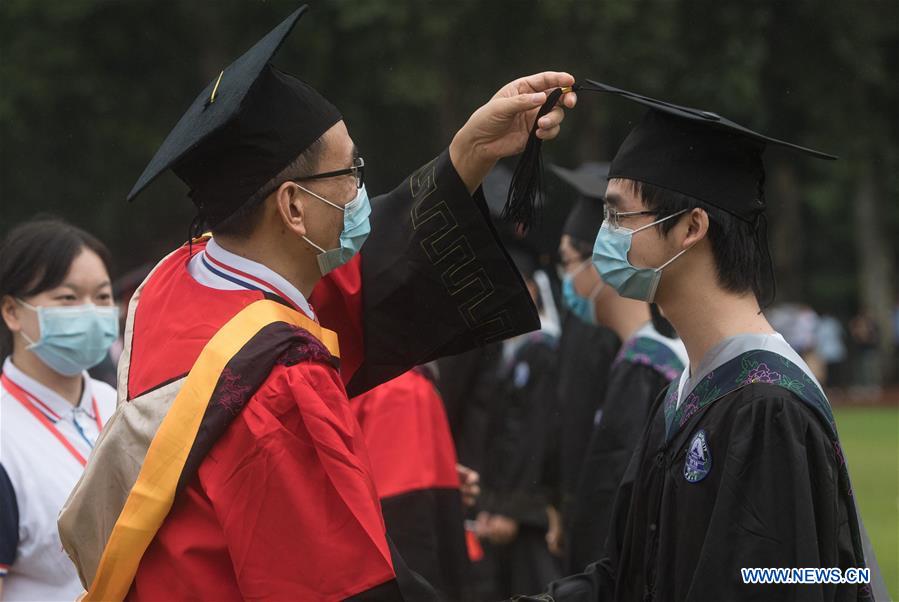 CHINA-HUBEI-WUHAN-WUHAN UNIVERSITY-COMMENCEMENT CEREMONY (CN)