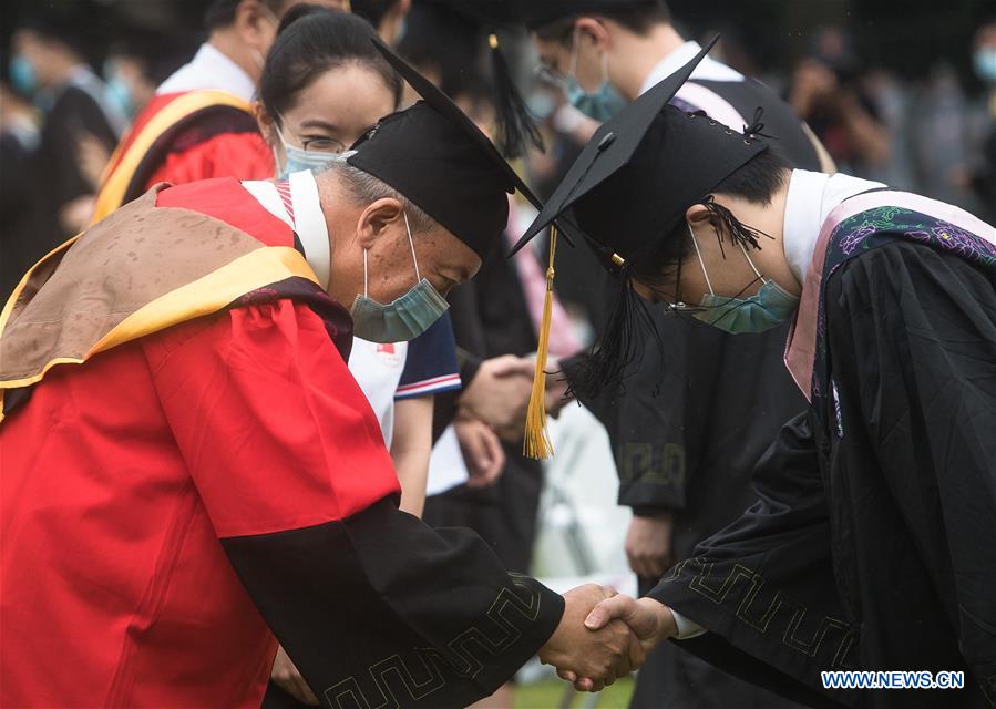 CHINA-HUBEI-WUHAN-WUHAN UNIVERSITY-COMMENCEMENT CEREMONY (CN)