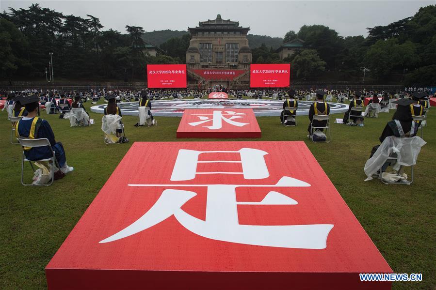 CHINA-HUBEI-WUHAN-WUHAN UNIVERSITY-COMMENCEMENT CEREMONY (CN)