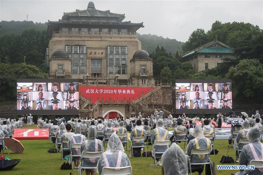 CHINA-HUBEI-WUHAN-WUHAN UNIVERSITY-COMMENCEMENT CEREMONY (CN)