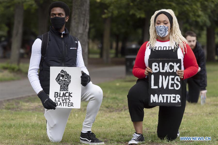 BRITAIN-LONDON-ANTI-RACISM PROTEST