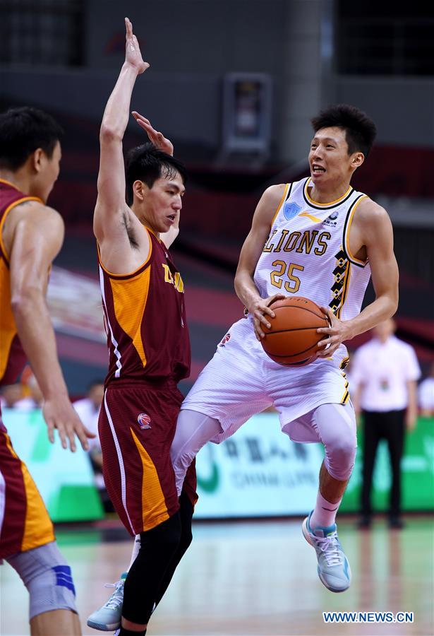 (SP)CHINA-QINGDAO-BASKETBALL-CBA LEAGUE-ZHEJIANG LIONS VS ZHEJIANG GOLDEN BULLS (CN)