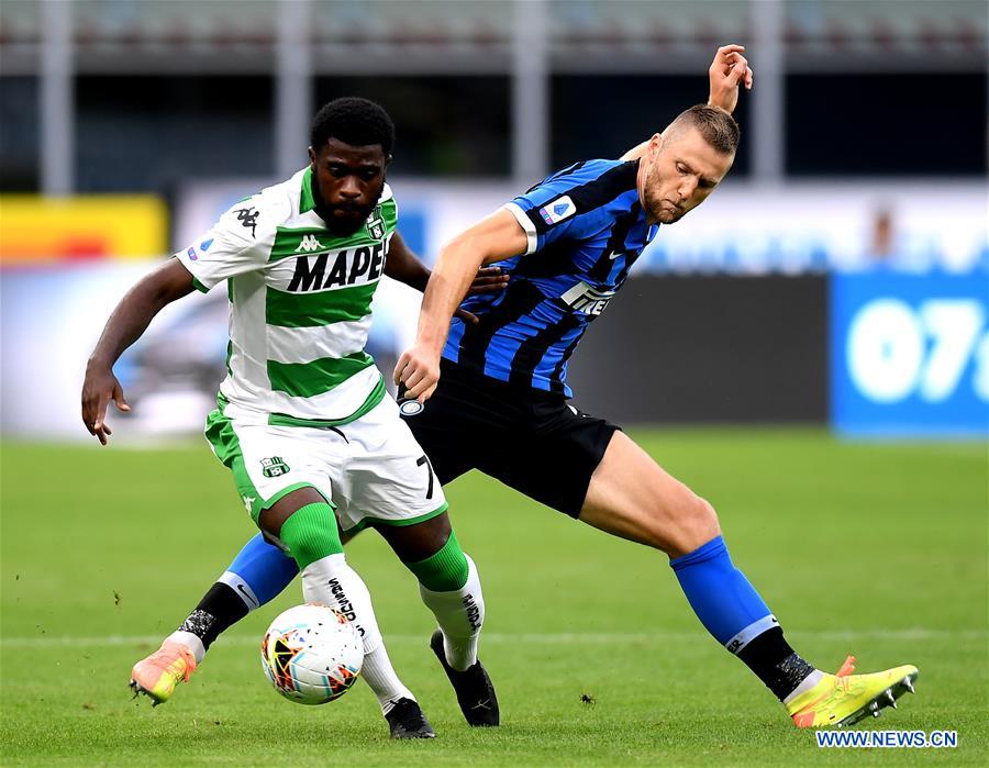 (SP)ITALY-MILAN-FOOTBALL-SERIE A-INTER MILAN VS SASSUOLO