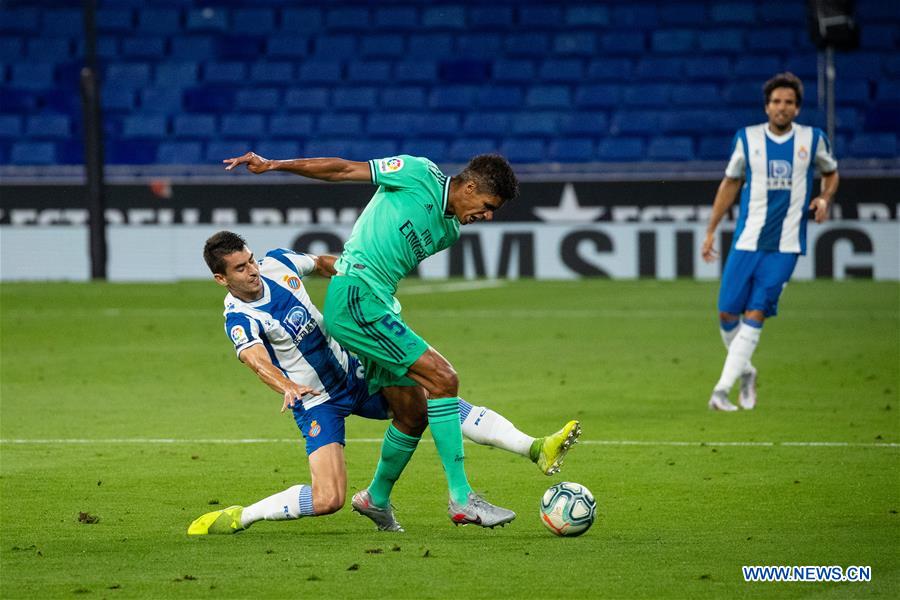 (SP)SPAIN-BARCELONA-FOOTBALL-SPANISH LEAGUE-RCD ESPANYOL VS REAL MADRID