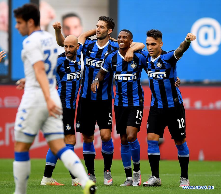 Serie A Football Match: FC Inter Vs. Brescia - Xinhua | English.news.cn