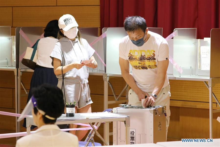 JAPAN-TOKYO-GUBERNATORIAL ELECTION-VOTE