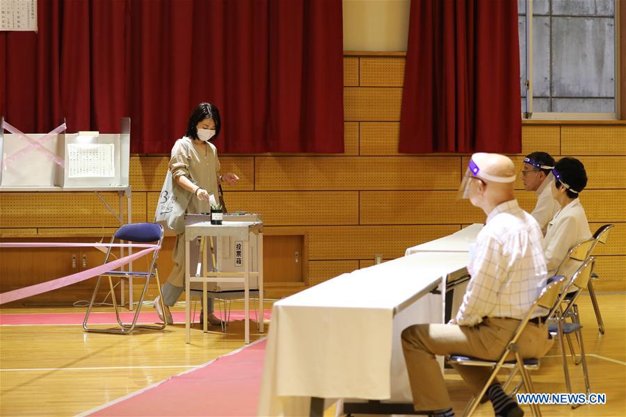 JAPAN-TOKYO-GUBERNATORIAL ELECTION-VOTE