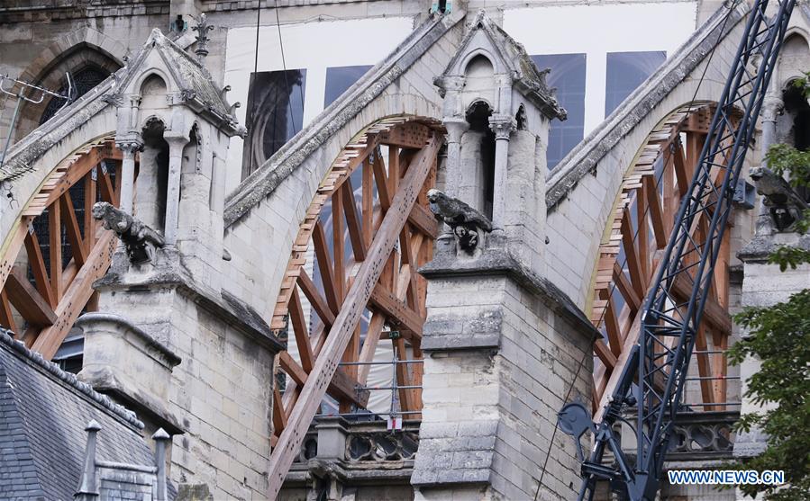 FRANCE-PARIS-NOTRE DAME DE PARIS CATHEDRAL-SPIRE-RESTORATION