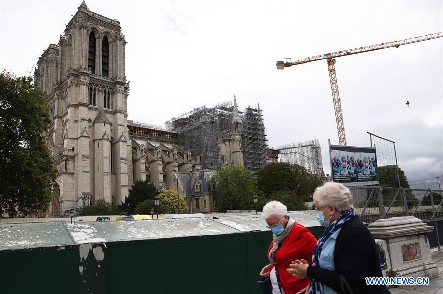 FRANCE-PARIS-NOTRE DAME DE PARIS CATHEDRAL-SPIRE-RESTORATION