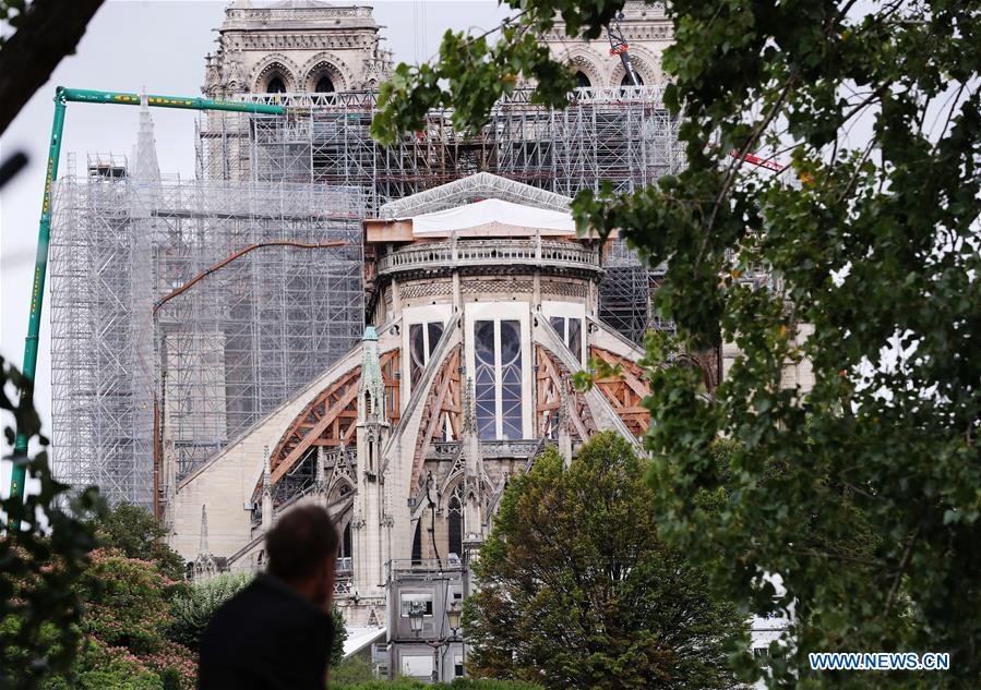 FRANCE-PARIS-NOTRE DAME DE PARIS CATHEDRAL-SPIRE-RESTORATION