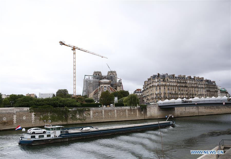 FRANCE-PARIS-NOTRE DAME DE PARIS CATHEDRAL-SPIRE-RESTORATION