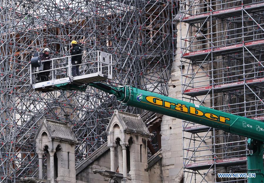 FRANCE-PARIS-NOTRE DAME DE PARIS CATHEDRAL-SPIRE-RESTORATION