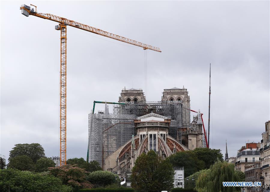 FRANCE-PARIS-NOTRE DAME DE PARIS CATHEDRAL-SPIRE-RESTORATION