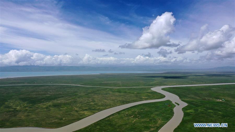 View Of Qinghai Lake Xinhua Englishnewscn