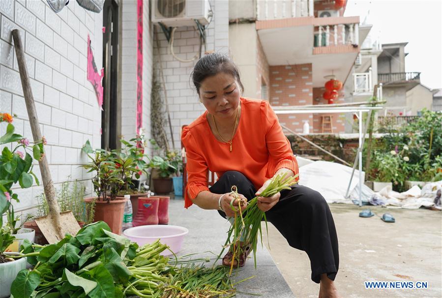 CHINA-JIANGXI-POYANG-FLOOD CONTROL-ELDER WOMAN VOLUNTEERS (CN)