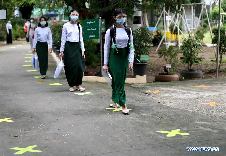 MYANMAR-YANGON-SCHOOL ENROLLMENT DAY