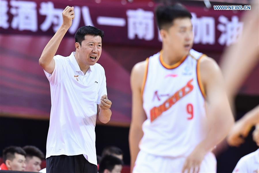 (SP)CHINA-QINGDAO-BASKETBALL-CBA LEAGUE-BAYI ROCKETS VS ZHEJIANG LIONS (CN)