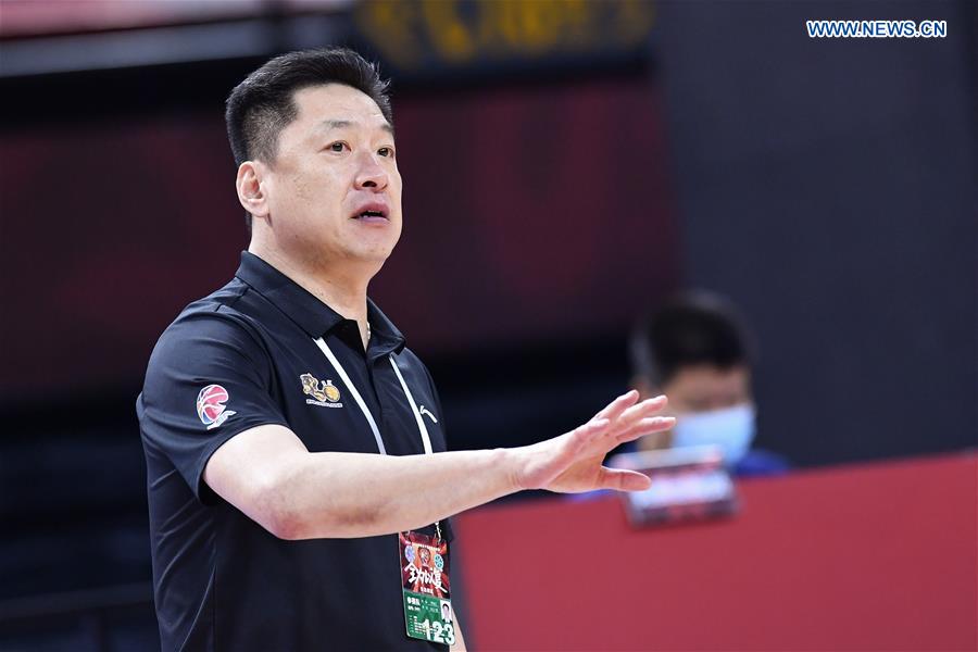 (SP)CHINA-QINGDAO-BASKETBALL-CBA LEAGUE-BAYI ROCKETS VS ZHEJIANG LIONS (CN)