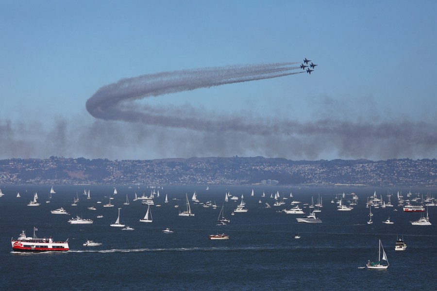 Fleet Week Schedule San Francisco 2022 Fleet Week 2020 In San Francisco Canceled Amid Covid-19 Pandemic - Xinhua |  English.news.cn