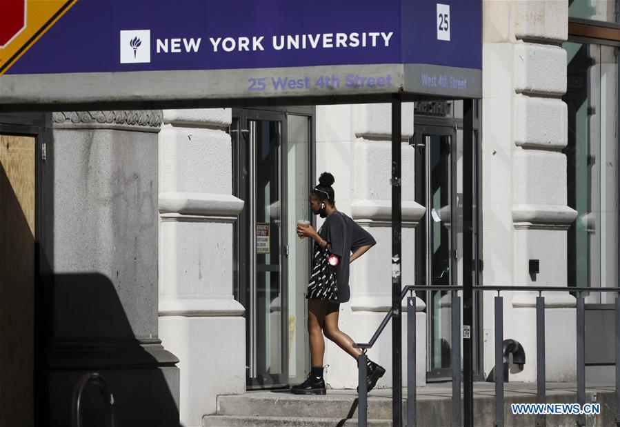 U.S.-NEW YORK-NYU-RULE ON INT'L STUDENTS-RESCISSION