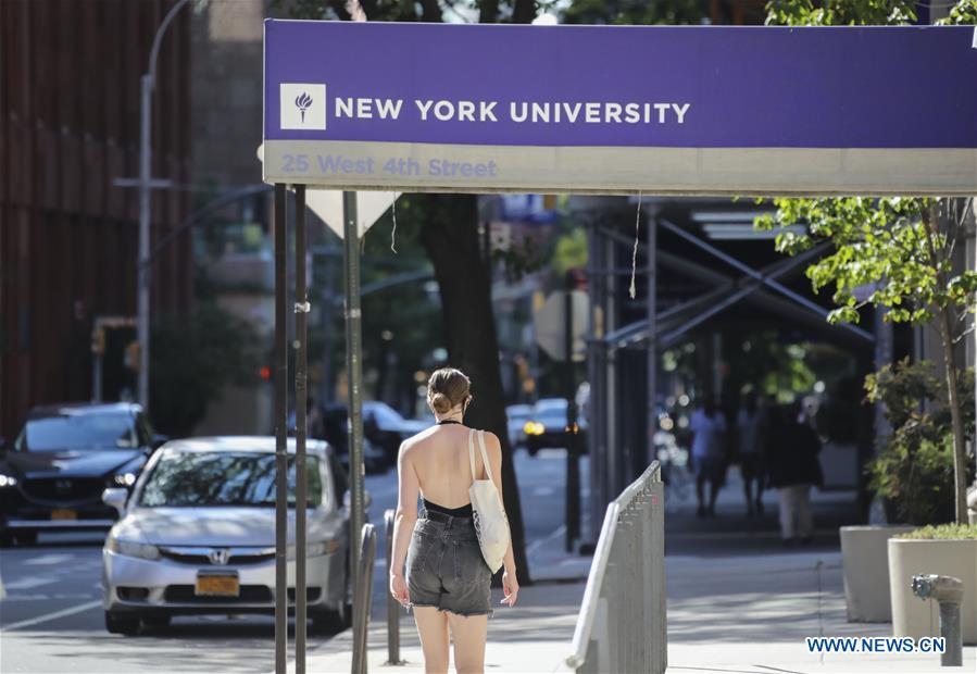 U.S.-NEW YORK-NYU-RULE ON INT'L STUDENTS-RESCISSION