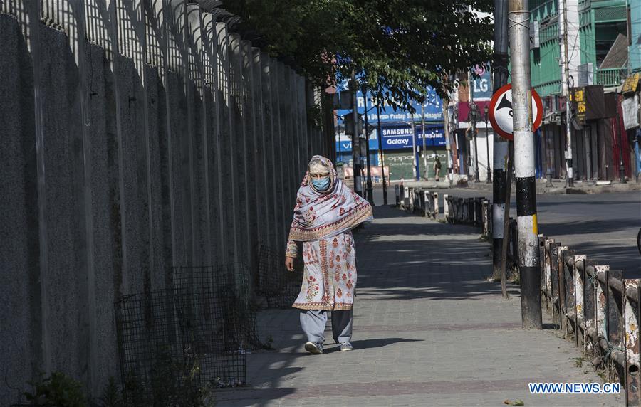 KASHMIR-SRINAGAR-COVID-19-LOCKDOWN