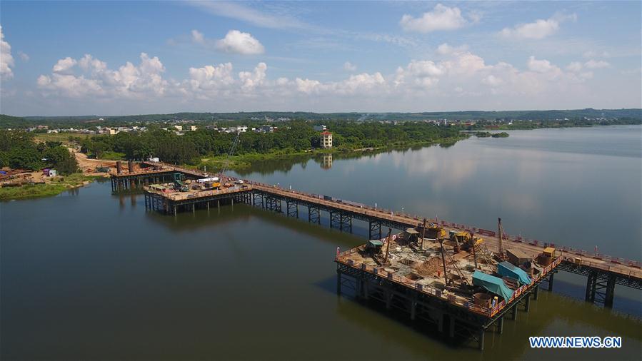 CHINA-HAINAN-WENCHANG-LINGAO-GRAND BRIDGE-CONSTRUCTION (CN)