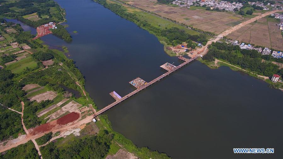 CHINA-HAINAN-WENCHANG-LINGAO-GRAND BRIDGE-CONSTRUCTION (CN)