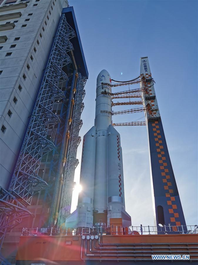 (EyesonSci)CHINA-HAINAN-LONG MARCH-5 ROCKET-LAUNCH-PREPARATION (CN)