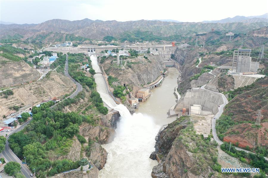 CHINA-GANSU-YELLOW RIVER-LIUJIA GORGE-FLOOD DISCHARGE (CN)