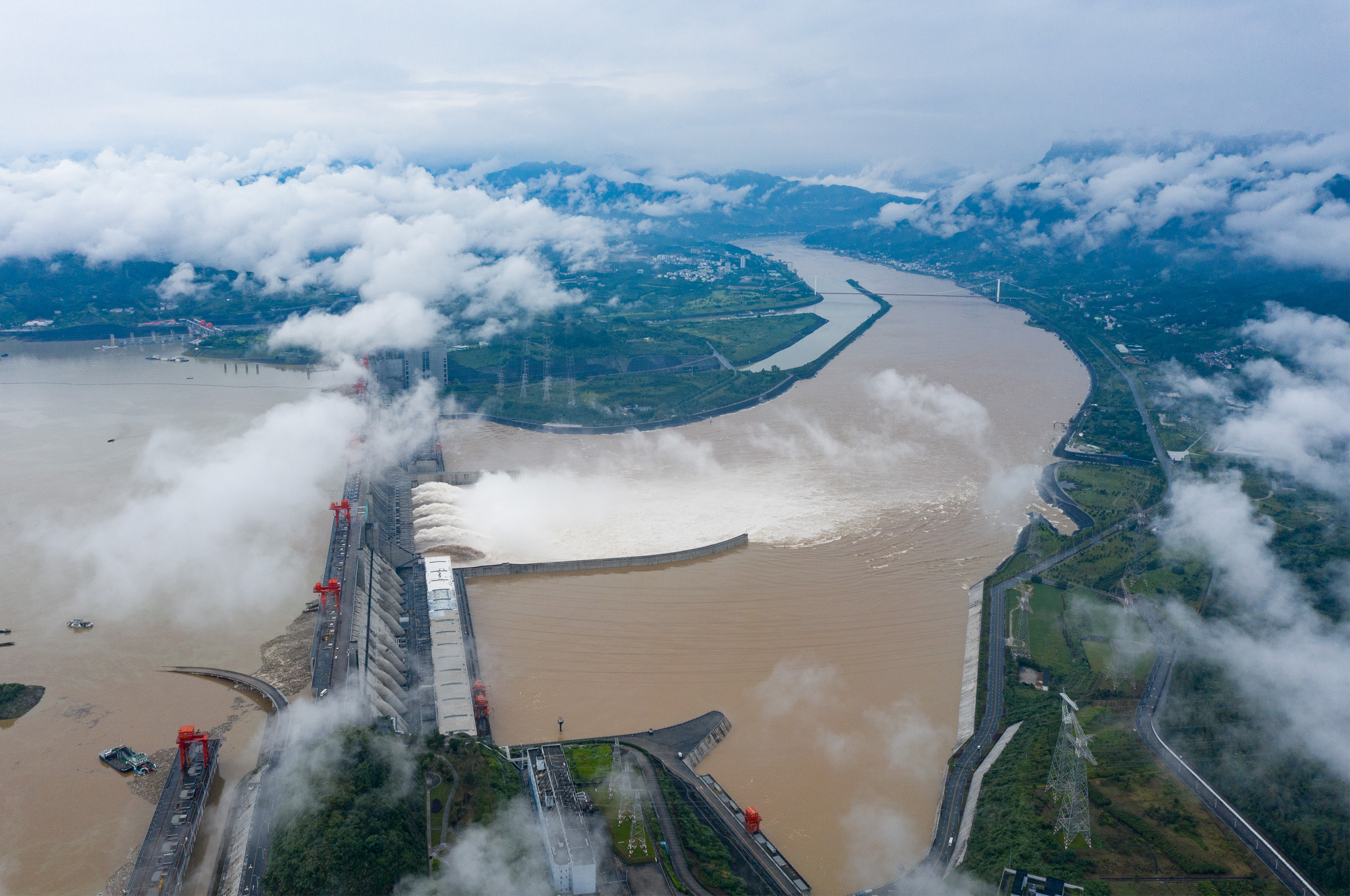 Китай наводнение Янцзы