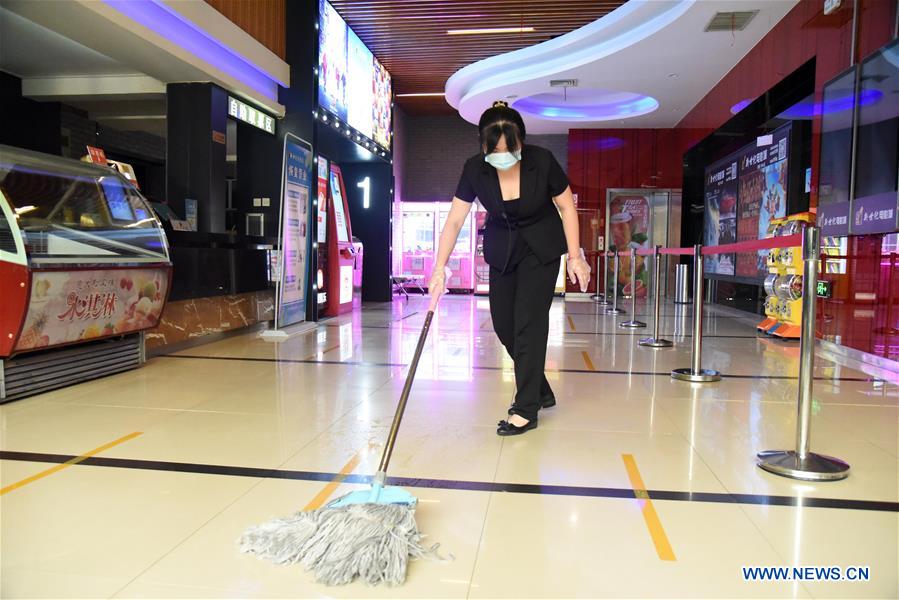 CHINA-SHANDONG-JINAN-COVID-19-MOVIE THEATER-OPERATION-RESUMPTION (CN)