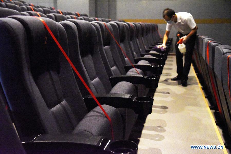 CHINA-SHANDONG-JINAN-COVID-19-MOVIE THEATER-OPERATION-RESUMPTION (CN)