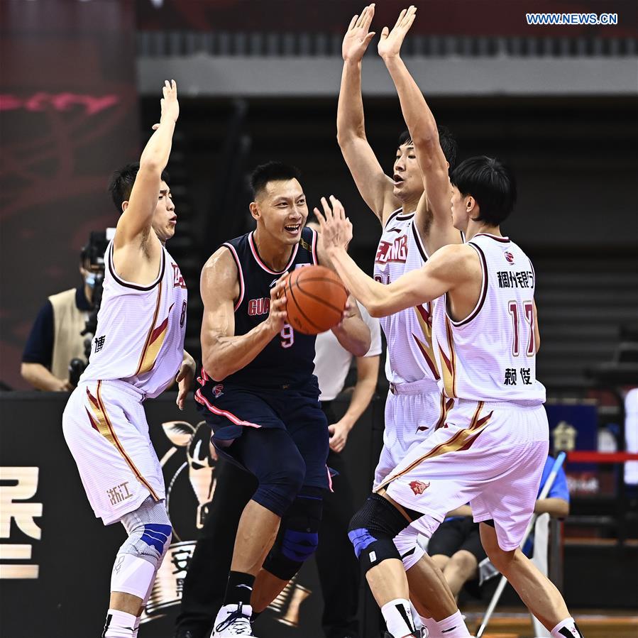 Cba: Zhejiang Golden Bulls Vs. Guangdong Southern Tigers - Xinhua 