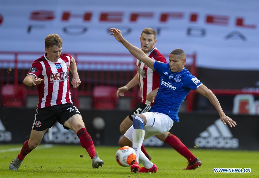 (SP)BRITAIN-SHEFFIELD-FOOTBALL-PREMIER LEAGUE-SHEFFIELD UNITED FC V EVERTON FC