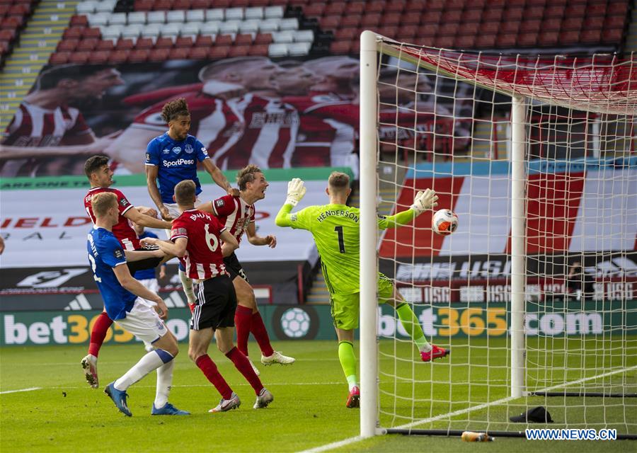 (SP)BRITAIN-SHEFFIELD-FOOTBALL-PREMIER LEAGUE-SHEFFIELD UNITED FC V EVERTON FC