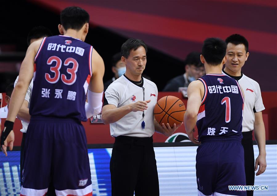 (SP)CHINA-QINGDAO-BASKETBALL-CBA LEAGUE-JILIN NORTHEAST TIGERS VS GUANGZHOU LOONG LIONS(CN)