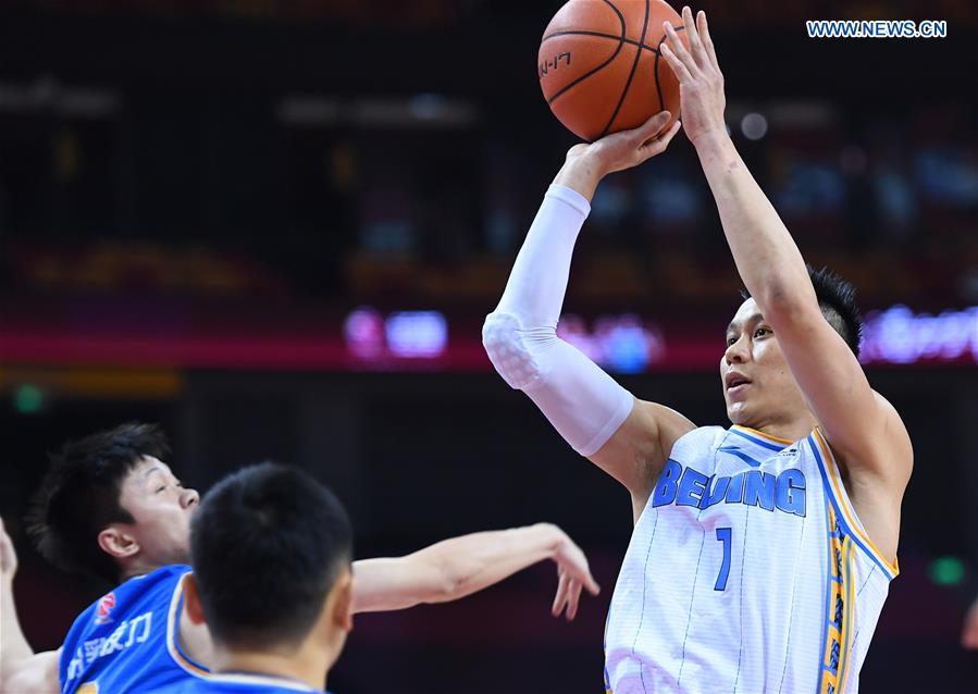 (SP)CHINA-QINGDAO-BASKETBALL-CBA LEAGUE-BEIJING DUCKS VS FUJIAN STURGEONS(CN)