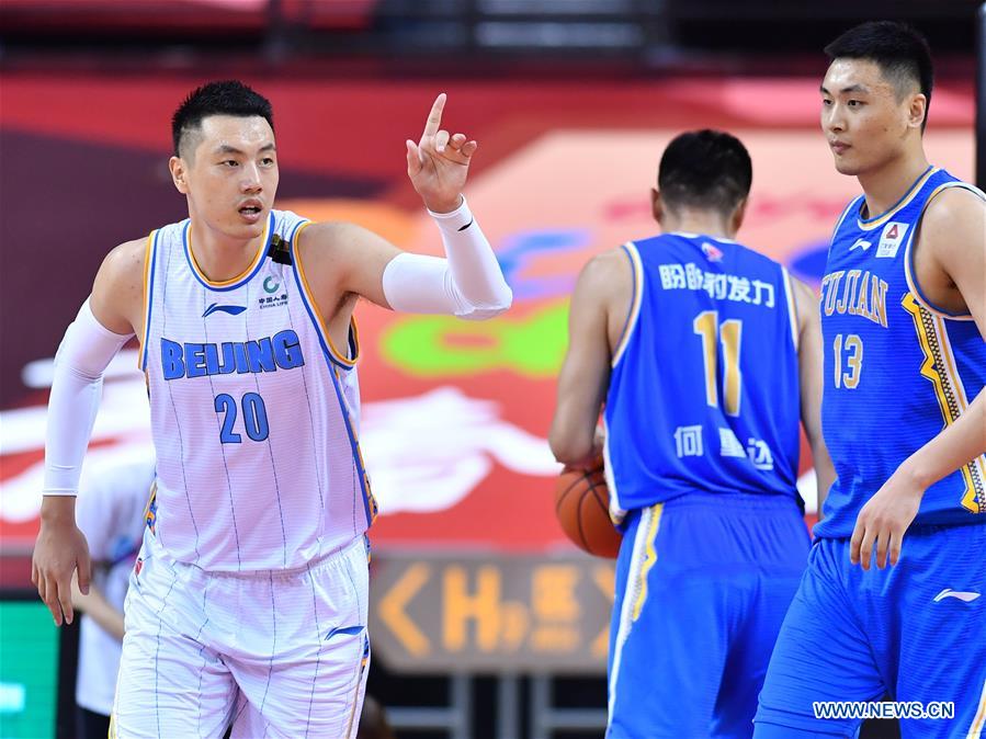 (SP)CHINA-QINGDAO-BASKETBALL-CBA LEAGUE-BEIJING DUCKS VS FUJIAN STURGEONS(CN)