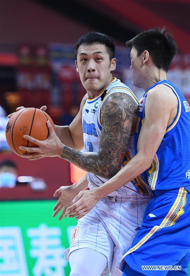 (SP)CHINA-QINGDAO-BASKETBALL-CBA LEAGUE-BEIJING DUCKS VS FUJIAN STURGEONS(CN)