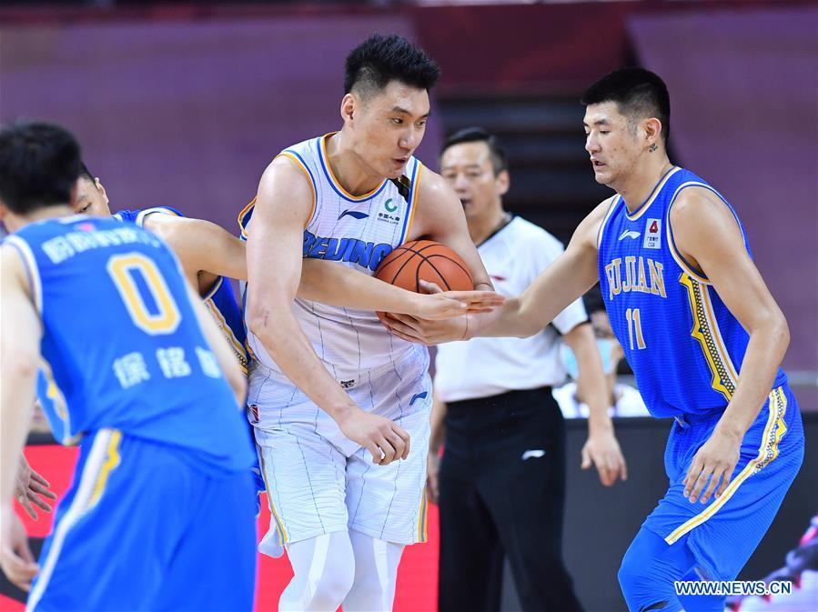 (SP)CHINA-QINGDAO-BASKETBALL-CBA LEAGUE-BEIJING DUCKS VS FUJIAN STURGEONS(CN)