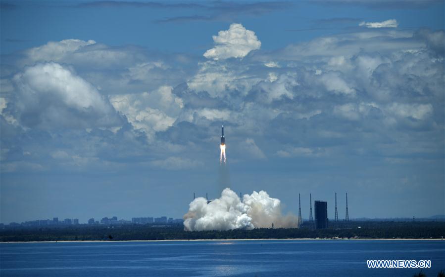 (EyesonSci)CHINA-HAINAN-WENCHANG-LONG MARCH-5 ROCKET-MARS PROBE-LAUNCH(CN)