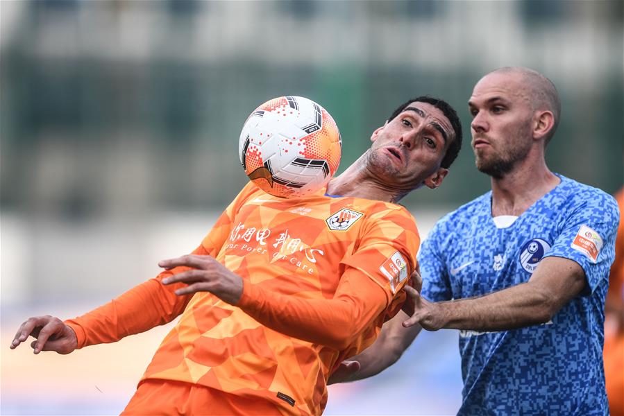 (SP)CHINA-DALIAN-FOOTBALL-CHINESE SUPER LEAGUE-FIRST ROUND-SHANDONG LUNENG VS DALIAN PRO (CN)