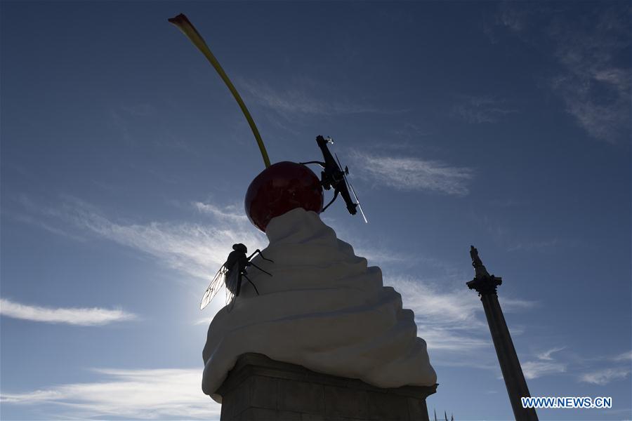 BRITAIN-LONDON-FOURTH PLINTH SCULPTURE-UNVEILING