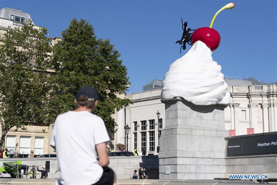 BRITAIN-LONDON-FOURTH PLINTH SCULPTURE-UNVEILING