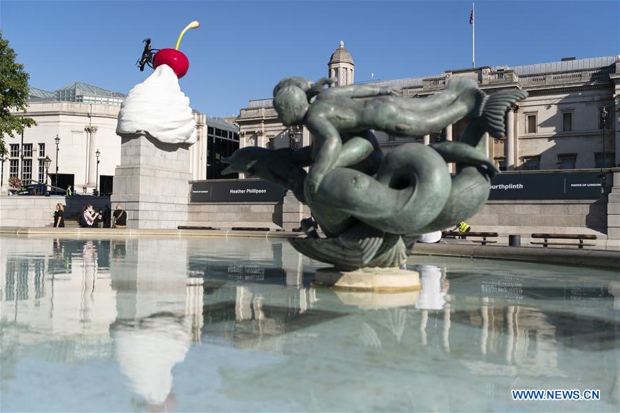 BRITAIN-LONDON-FOURTH PLINTH SCULPTURE-UNVEILING