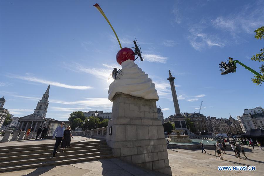 BRITAIN-LONDON-FOURTH PLINTH SCULPTURE-UNVEILING